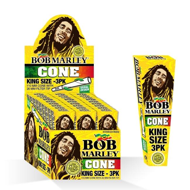 BOB MARLEY PRE ROLLED CONES 33CT/ DISPLAY - Image 2