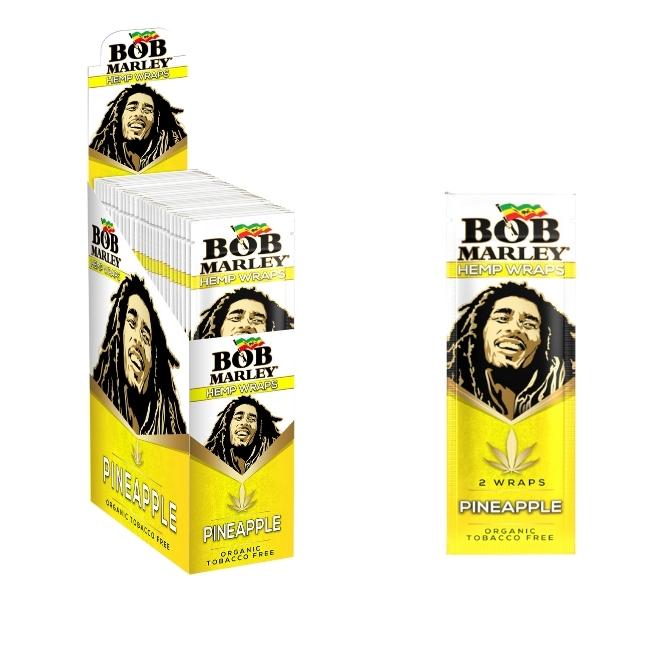 BOB MARLEY ORAGANIC TOBACCO FREE HEMP WRAPS 25CT/ BOX - Image 2