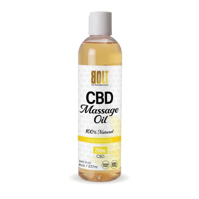 BOLT CBD MASSAGE OIL 250 MG - Image 3