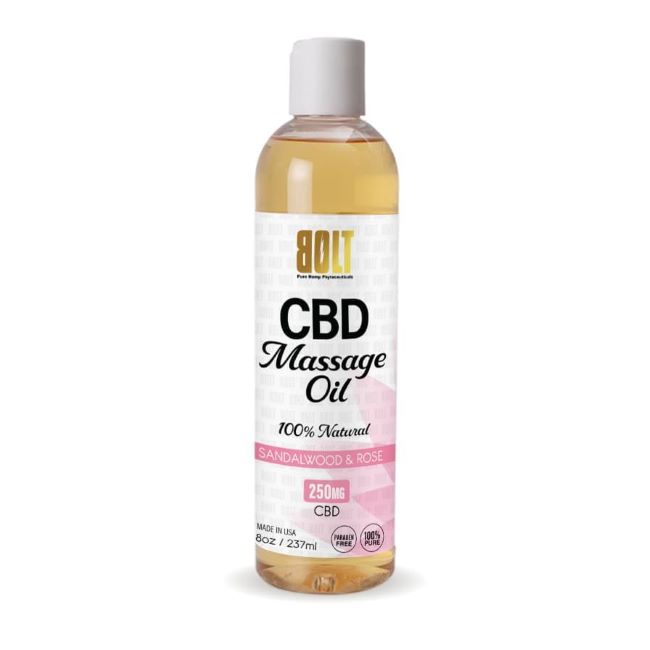 BOLT CBD MASSAGE OIL 250 MG - Image 4