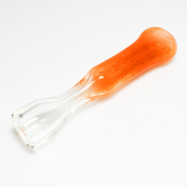 3.5"INCH DICORE HELOXX DESIGN ASSORTED GLASS CHILLUM (CHN69) - Image 2