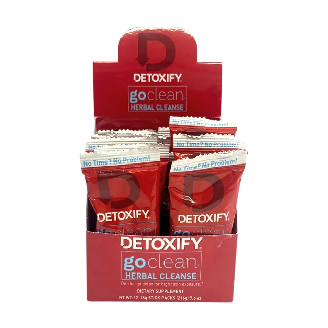 DETOXIFY GO CLEAN HERBAL CLEANSE 7.6 FL OZ STICK PACK 12CT/ BOX