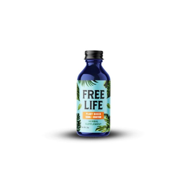 FREE LIFE HERBAL SUPPLEMENTS PLANT BASED KAVA + KRATOM TONIC 12CT/ BOX - Image 2