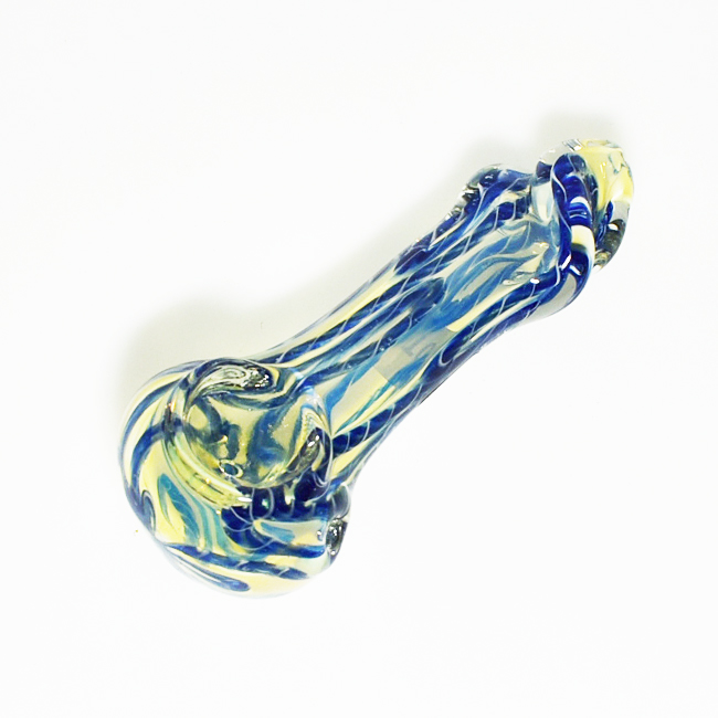 GLASS 4"INCH FRUYT DESIGN HANDPIPE - Image 2