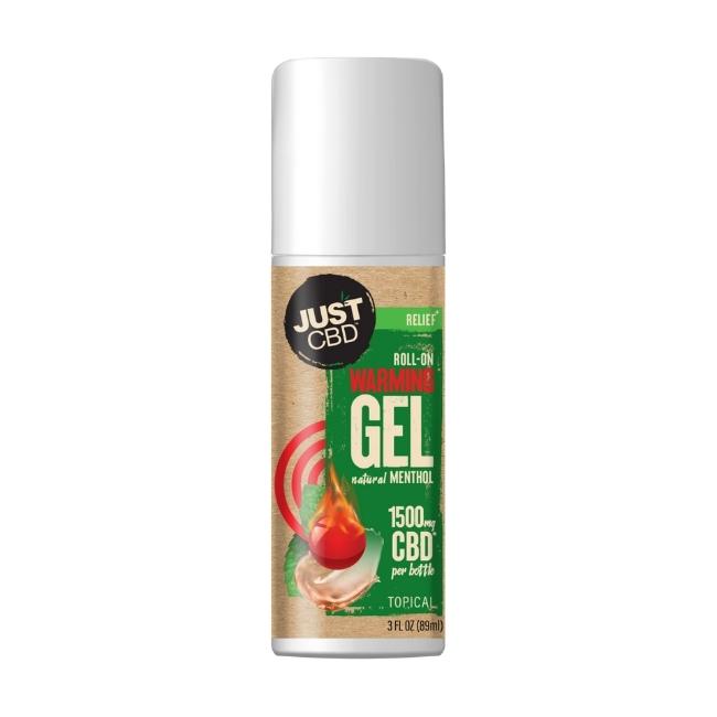 JUST CBD FREEZE ROLL - ON RELIEF GEL (1500MG) 3FL.OZ - Image 2