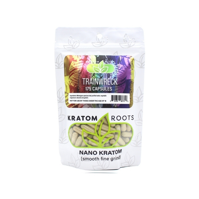 KRATOM ROOTS HIGH QUALITY NANO KRATOM 175CAPS/BAG - Image 5