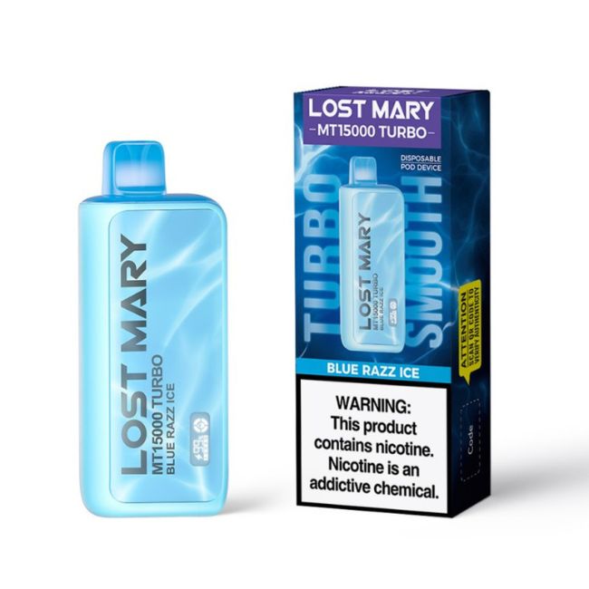LOST MARY MT15000 TURBO 5% RECH. DISPOSABLE (80ML) 15K PUFFS 5CT/ BOX - Image 2
