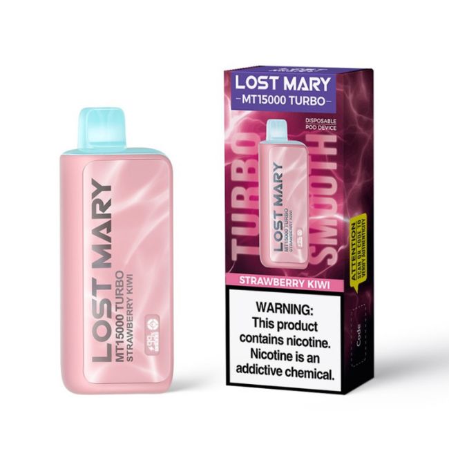 LOST MARY MT15000 TURBO 5% RECH. DISPOSABLE (80ML) 15K PUFFS 5CT/ BOX - Image 3