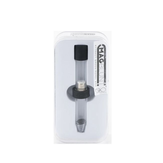 MAGNETIC DESIGN, BOROSILICATE GLASS, HEAT SAFE SILICON MAG CHILLUM GLASS GLIMPSE PIPE - Image 2