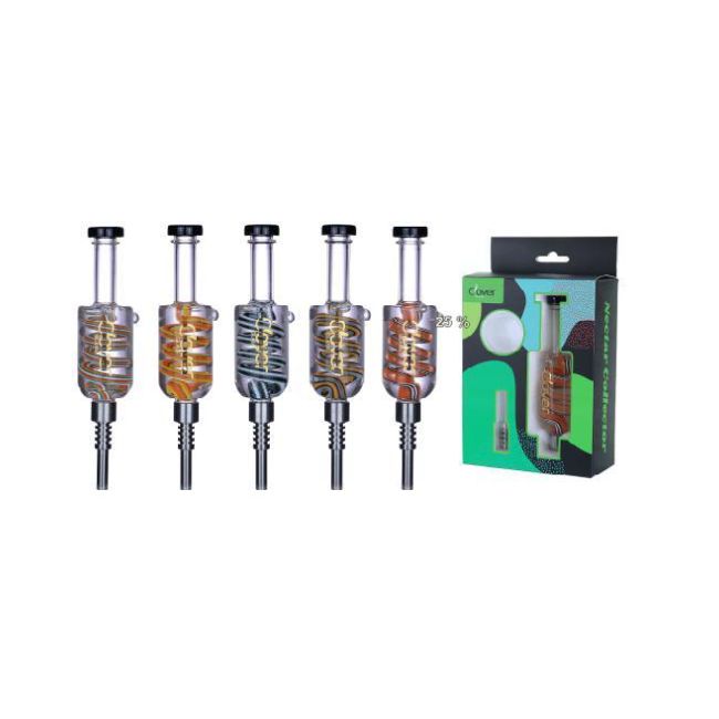 CLOVER GLASS 14MM GYLCERIN NECTOR COLLECTOR