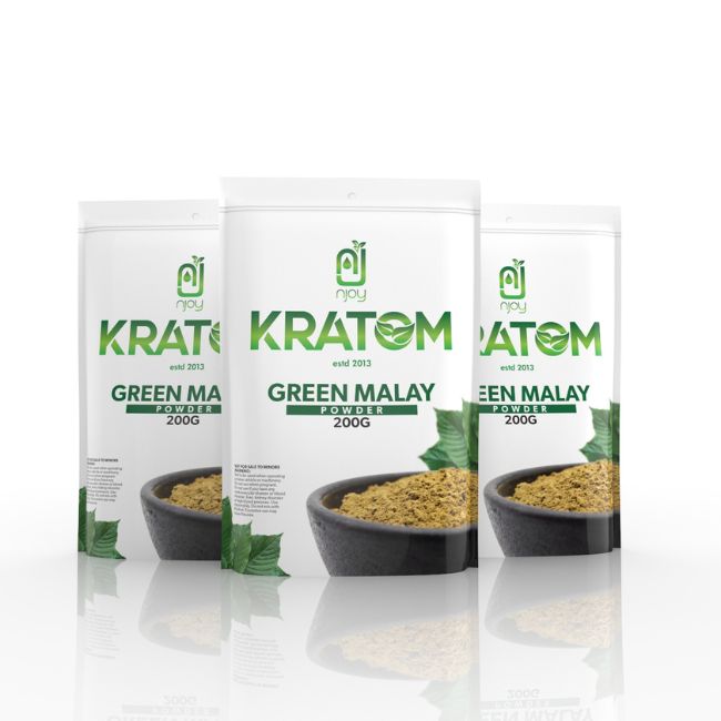 NJOY KRATOM 200GM POWDER BAG - Image 2