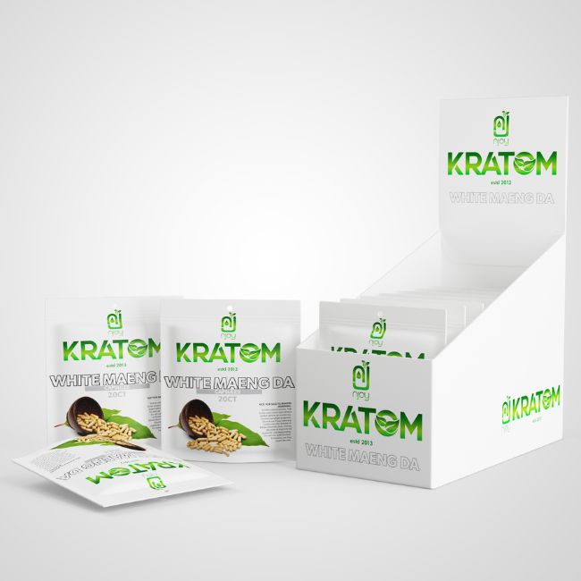 NJOY KRATOM 20CT CAPSULES 72CT DISPLAY - Image 2