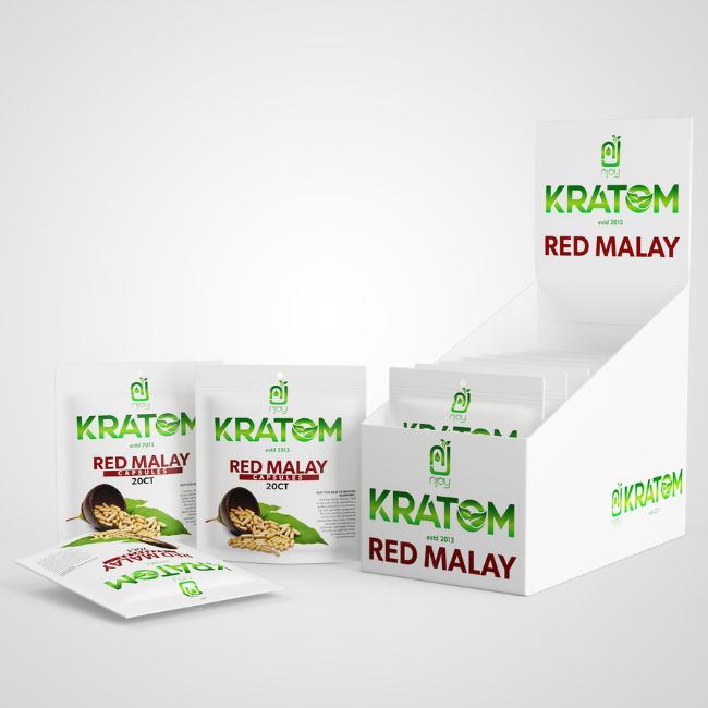 NJOY KRATOM 20CT CAPSULES 72CT DISPLAY - Image 3