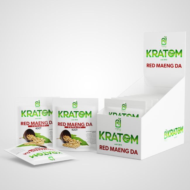 NJOY KRATOM 42CT CAPSULES 72CT DISPLAY - Image 2