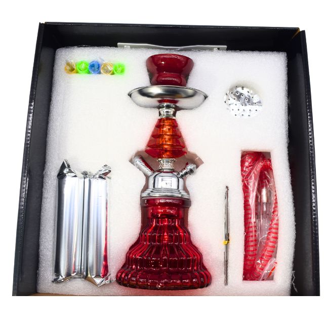 NOUR MAXX HOOKAH KIT ONE HOES SMALL ASSORTED COLOURS - Image 2