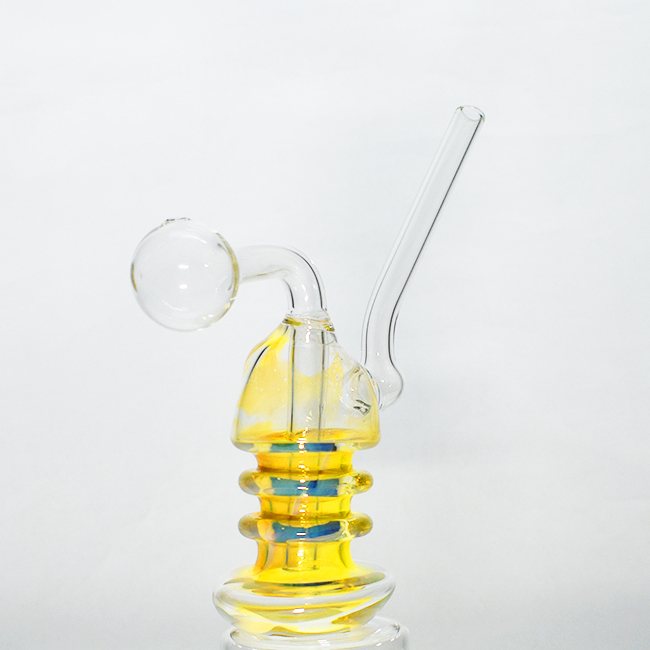 GLASS 6"INCH COLOR CHANGING GLASS TUBE WATERPIPE (OBYA699) - Image 2