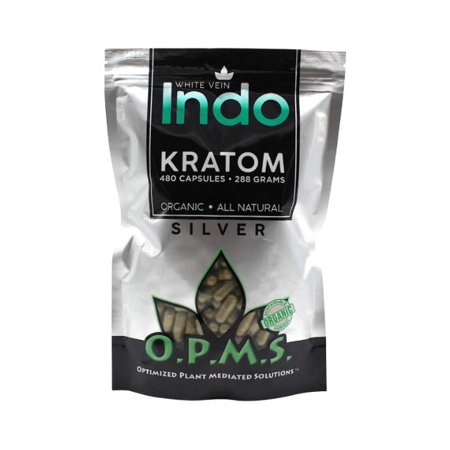 OPMS SILVER KRATOM (288 GRAMS) 480CT CAPSULES - Image 2