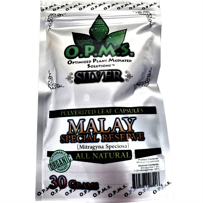 OPMS SILVER KRATOM (72 GRAMS) 120CT CAPSULES - Image 3