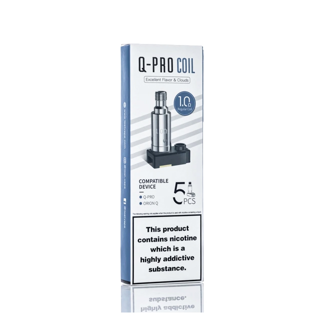 LOST VAPE ORION Q PRO 1.0OHM REPLACEMENT COILS 5PK/ BOX - Image 2