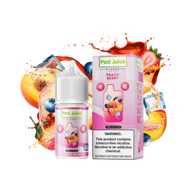 PODJUICE PJ5000 BAR EDI. SALT E LIQUID 30ML BOTTLE - Image 5