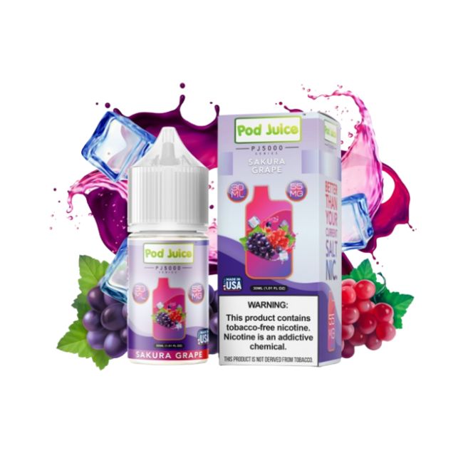 PODJUICE PJ5000 BAR EDI. SALT E LIQUID 30ML BOTTLE - Image 4