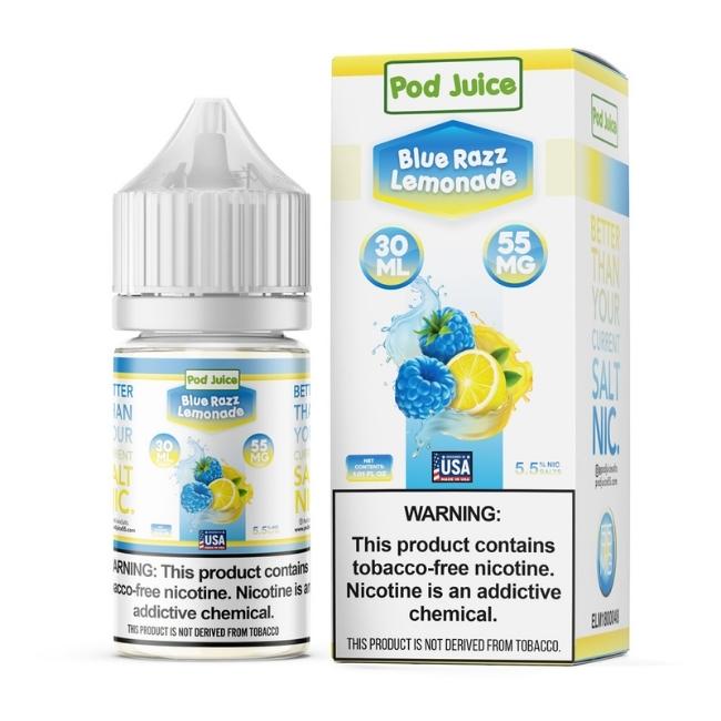 POD JUICE TOBACCO FREE SALT E-LIQUID 55MG 30ML - Image 2