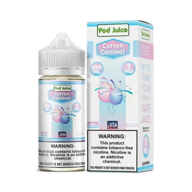 POD JUICE E-LIQUID "FREE BASE" 100 ML BOTTLE - Image 2