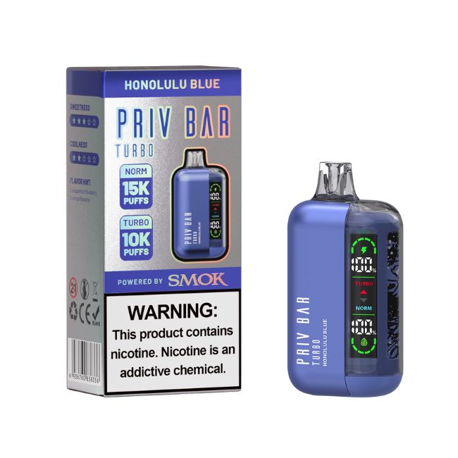 PRIV BAR TURBO BY SMOK 5% DISPOSABLE (80ML) 15K PUFFS 5CT/ BOX - Image 3