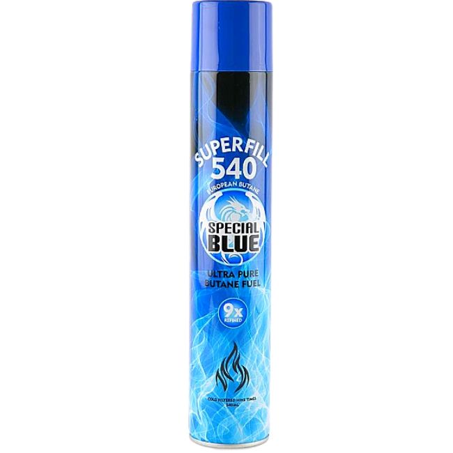 SPECIAL BLUE 9X SUPERFILL ULTRA PURE 540ML BUTANE 12CT/ BOX - Image 2