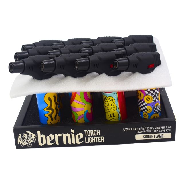 SPECIAL BLUE BERNIE PSYCHEDELIC TORCH LIGHTER (LT166M) 12CT DISPLAY - Image 2
