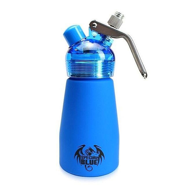 SPECIAL BLUE SUEDE ALUMINIUM WITH PLASTIC HEAD 1/2 PINT DISPENSER - Image 2