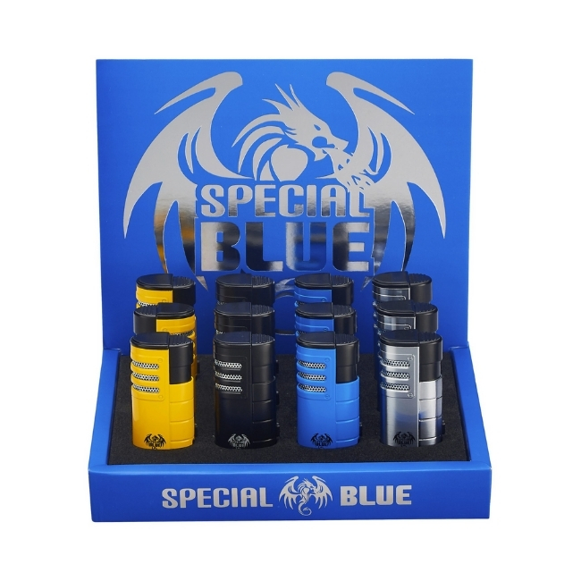 SPECIAL BLUE TRIPLE SHOT LIGHTER (LT133M) 12 CT/BOX - Image 2