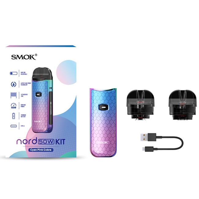 SMOK NORD 50W 1800MAH POD SYSTEM STARTER KIT - Image 2