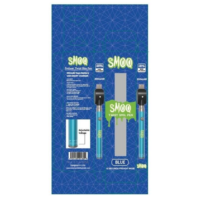 SMOQ TWIST 510 THREAD 350mAh BATTERY 10CT/ BOX - Image 3
