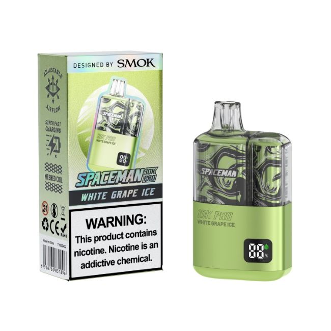 SPACEMAN 10K PRO BY SMOKE 5% DISPOSABLE (80ML) 10K PUFFS 5CT/ BOX - Image 5