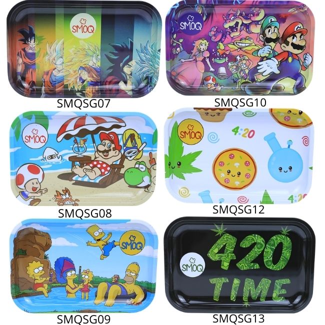 SMOQ MEDIUM ROLLING TRAY 11X7 INCH - Image 2