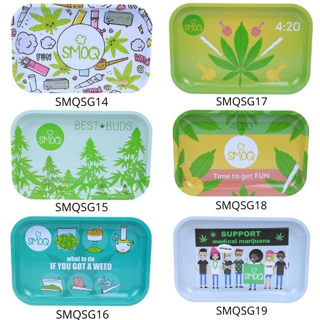 SMOQ MEDIUM ROLLING TRAY 11X7 INCH - Image 3