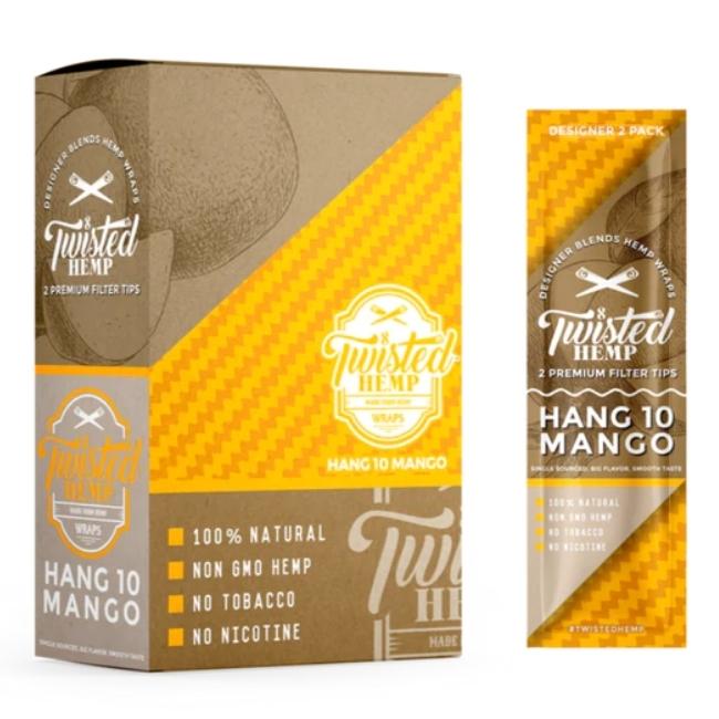 TWISTED HEMP DESIGNER WRAPS - (15 POUCHES / BOX) - Image 2