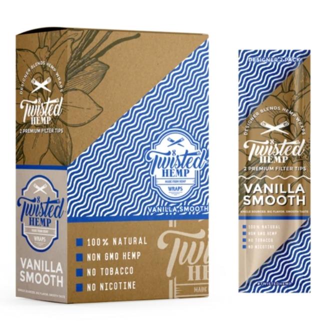 TWISTED HEMP DESIGNER WRAPS - (15 POUCHES / BOX) - Image 3