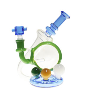 WP273 10.5'' PHOENIXSTAR GLASS COLOR TUBE BEAKER WATER PIPE