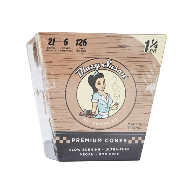 BLAZY SUSAN UNBLEACHED CONES - 21PACKS PER BOX - Image 2