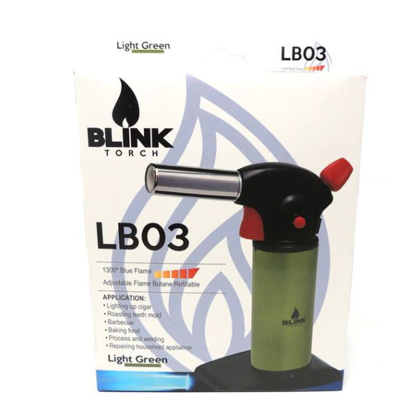 BLINK TORCH REFILLABLE BLUE FLAME BUTANE LIGHTER LB03 - Image 2