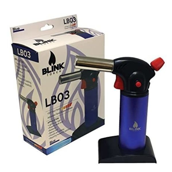 BLINK TORCH REFILLABLE BLUE FLAME BUTANE LIGHTER LB03 - Image 3