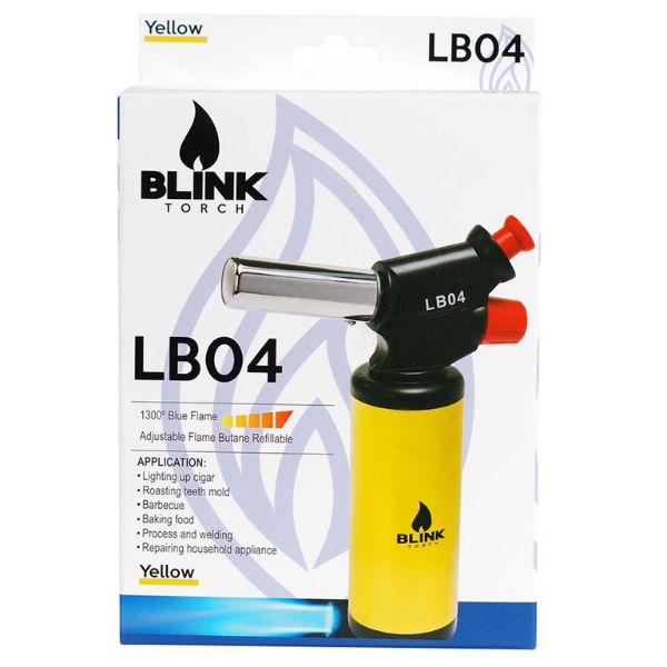 BLINK TORCH REFILLABLE BLUE FLAME BUTANE LIGHTER LB04 - Image 4