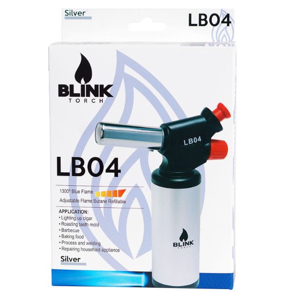 BLINK TORCH REFILLABLE BLUE FLAME BUTANE LIGHTER LB04 - Image 5