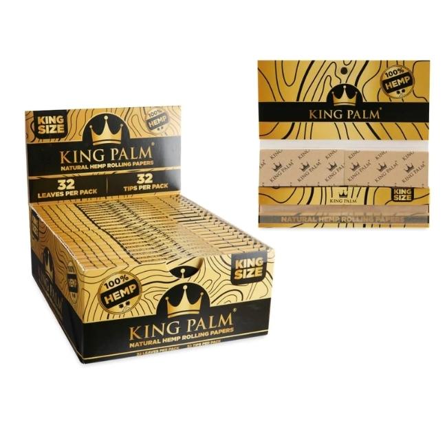 KING PALM HEMP ROLLING PAPER 22CT BOOKLET - Image 2