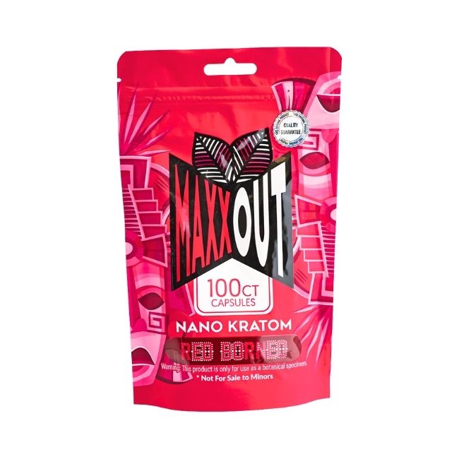 MAXX OUT KRATOM 100CT CAPSULES BAG - Image 2