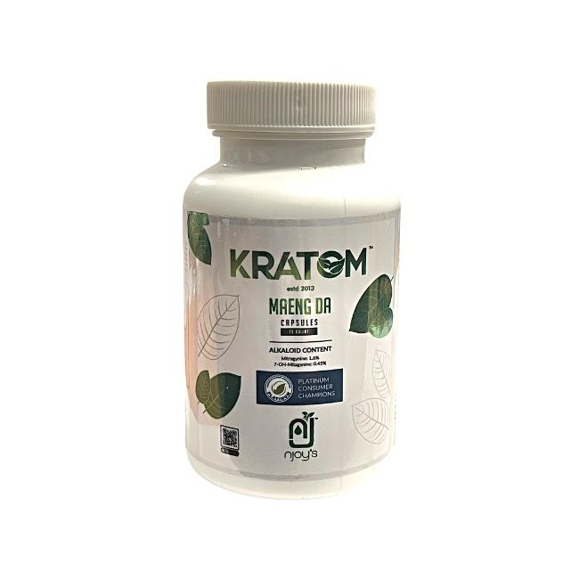NJOY KRATOM 75CT CAPSULES BOTTLE - Image 2