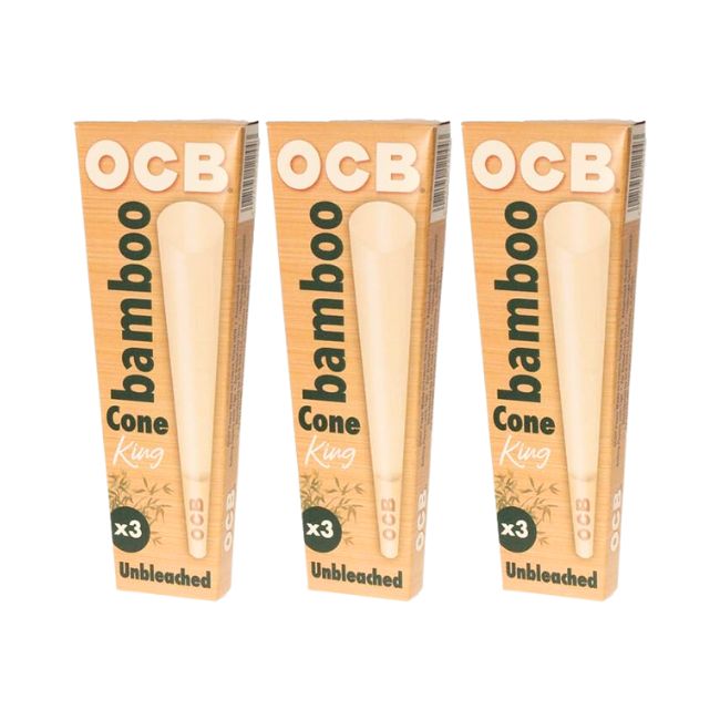 OCB BAMBOO UNBLEACHED CONES 24CT/ BOX - Image 3