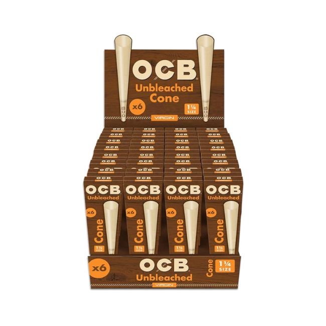 OCB UNBLEACHED VIRGIN CONES 24CT/ BOX - Image 2